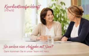 Stellenanzeige: Koordinationsfachkraft (m/w/d)